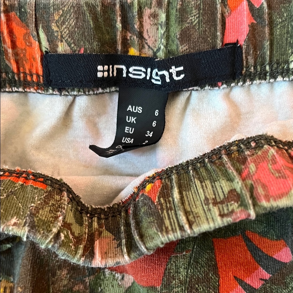 Insight Multicolor Abstract Skirt - Picture 2 of 5